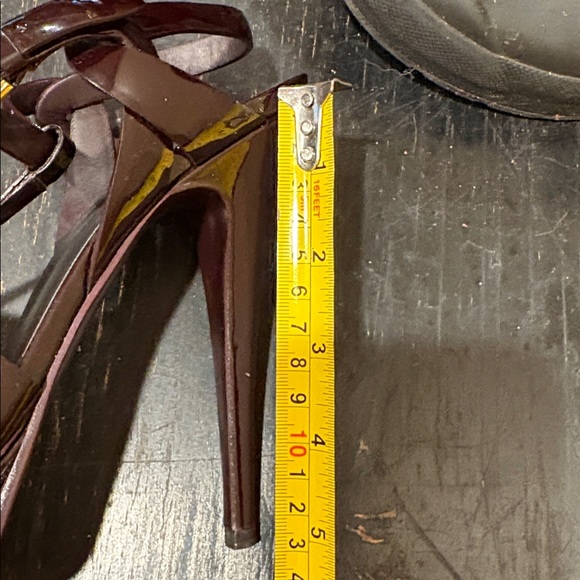 💜❤️ Saint Laurent YSL Patent Leather Tribute Heels💜❤️RARE HTF COLOR•VVEUC $1495 - Picture 13 of 13